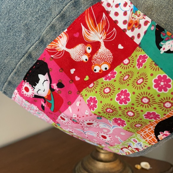 Custom Vintage Jean Handbag New Never Used - Picture 3 of 11